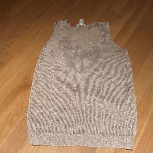 Gold tank sweater